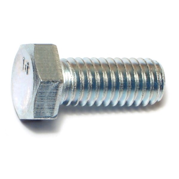 Midwest Fastener Grade 2, 3/8"-16 Hex Head Cap Screw, Zinc Plated Steel, 7/8 in L, 100 PK 00052 - main